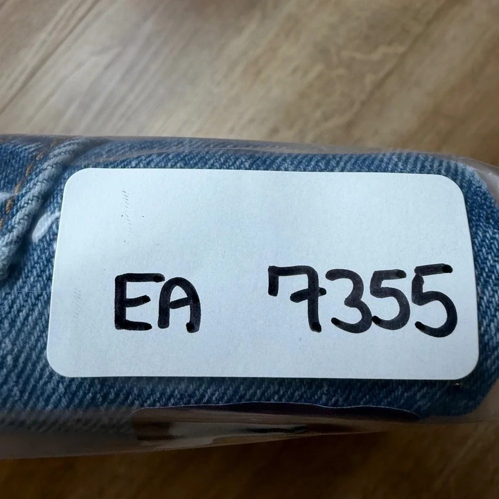 Levi's 505 Regular Fit Jeans Mens 34x29 Blue Straight Leg Denim New Deadstock